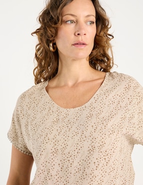 Blusa Weekend manga corta para mujer