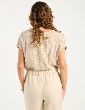 Blusa Weekend manga corta para mujer