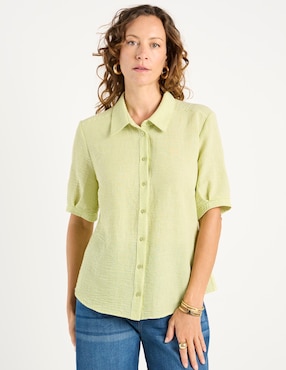 Blusa Weekend manga al codo para mujer