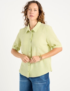 Blusa Weekend manga al codo para mujer