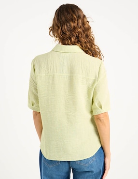 Blusa Weekend manga al codo para mujer