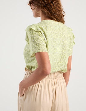 Blusa Weekend manga corta para mujer