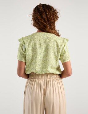 Blusa Weekend manga corta para mujer