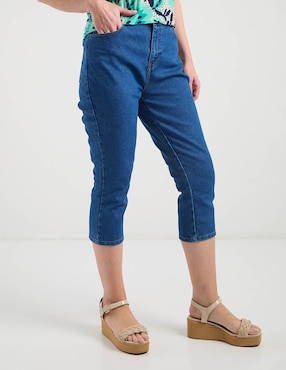 Pantalón capri Weekend slim para mujer