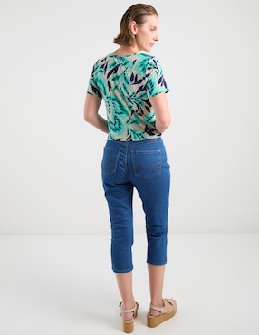 Pantalón capri Weekend slim para mujer