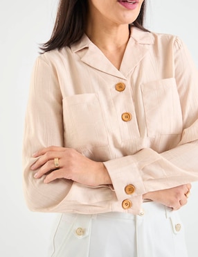 Blusa Weekend manga larga para mujer