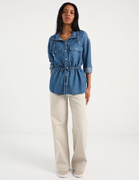 Jeans relaxed straight Weekend para mujer