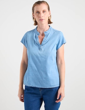 Blusa Weekend manga corta para mujer