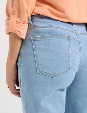 Jeans slim a la cintura Weekend para mujer