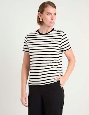 Playera manga corta Weekend cuello redondo para mujer