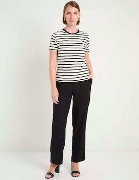 Playera manga corta Weekend cuello redondo para mujer