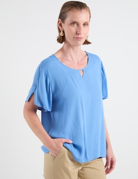 Blusa Weekend manga corta para mujer