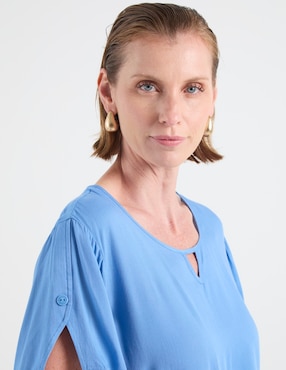 Blusa Weekend manga corta para mujer