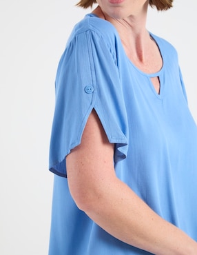 Blusa Weekend manga corta para mujer