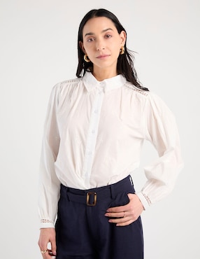 Blusa Weekend manga larga para mujer