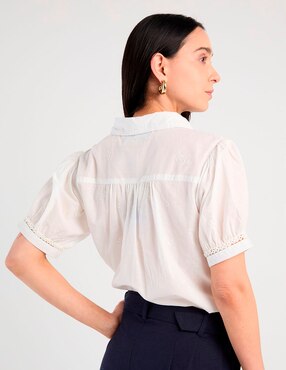 Blusa Weekend manga corta para mujer