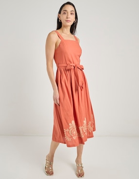 Vestido midi casual Weekend para mujer