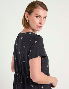 Vestido arriba de la rodilla casual Disney Dtr Mickey Mouse para mujer