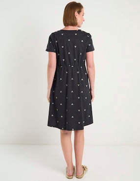 Vestido arriba de la rodilla casual Disney Dtr Mickey Mouse para mujer