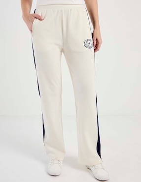 Pants straight Disney Dtr Winnie The Pooh con elástico para mujer