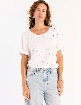Blusa Weekend manga corta para mujer