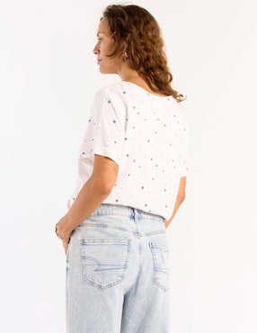 Blusa Weekend manga corta para mujer