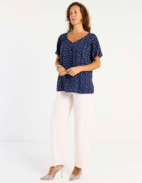Blusa Weekend manga corta para mujer