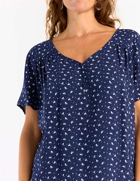 Blusa Weekend manga corta para mujer