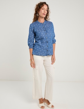 Blusa Weekend manga 3/4 para mujer