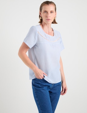 Blusa Weekend manga corta para mujer