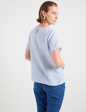 Blusa Weekend manga corta para mujer