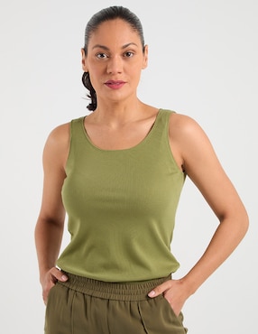 Playera tank Weekend cuello redondo para mujer