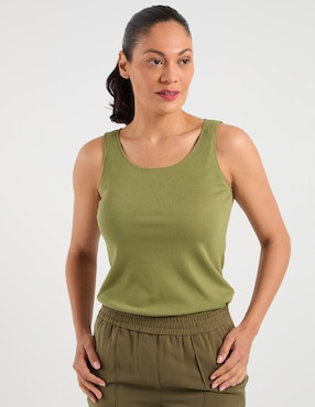 Playera tank Weekend cuello redondo para mujer