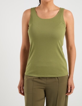 Playera tank Weekend cuello redondo para mujer