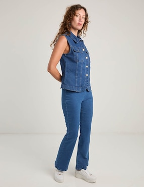 Chaleco Weekend de mezclilla para mujer