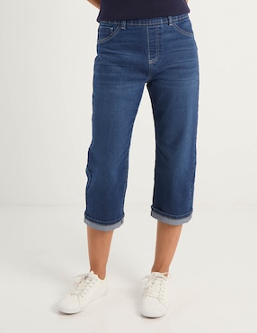 Jeans capri straight Weekend para mujer