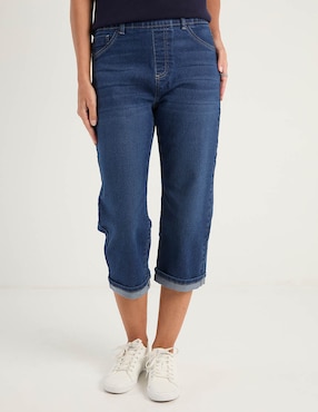 Jeans capri straight Weekend para mujer