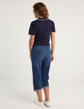 Jeans capri straight Weekend para mujer
