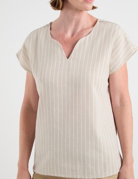 Blusa Weekend manga corta para mujer