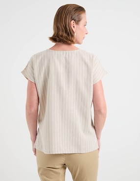 Blusa Weekend manga corta para mujer