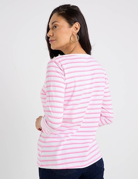 Playera manga 3/4 Weekend cuello redondo