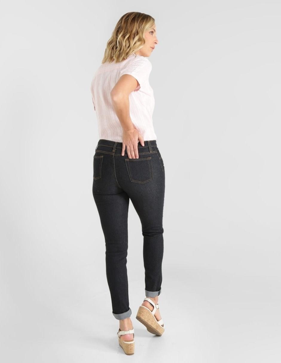 Jeans skinny corte cintura para mujer 7