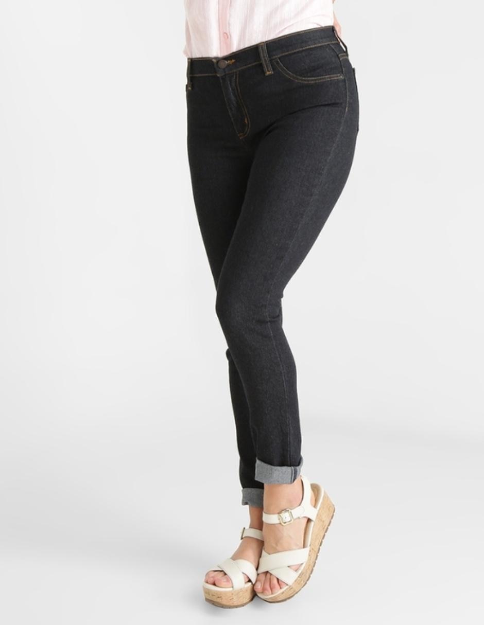 Jeans skinny corte cintura para mujer 10