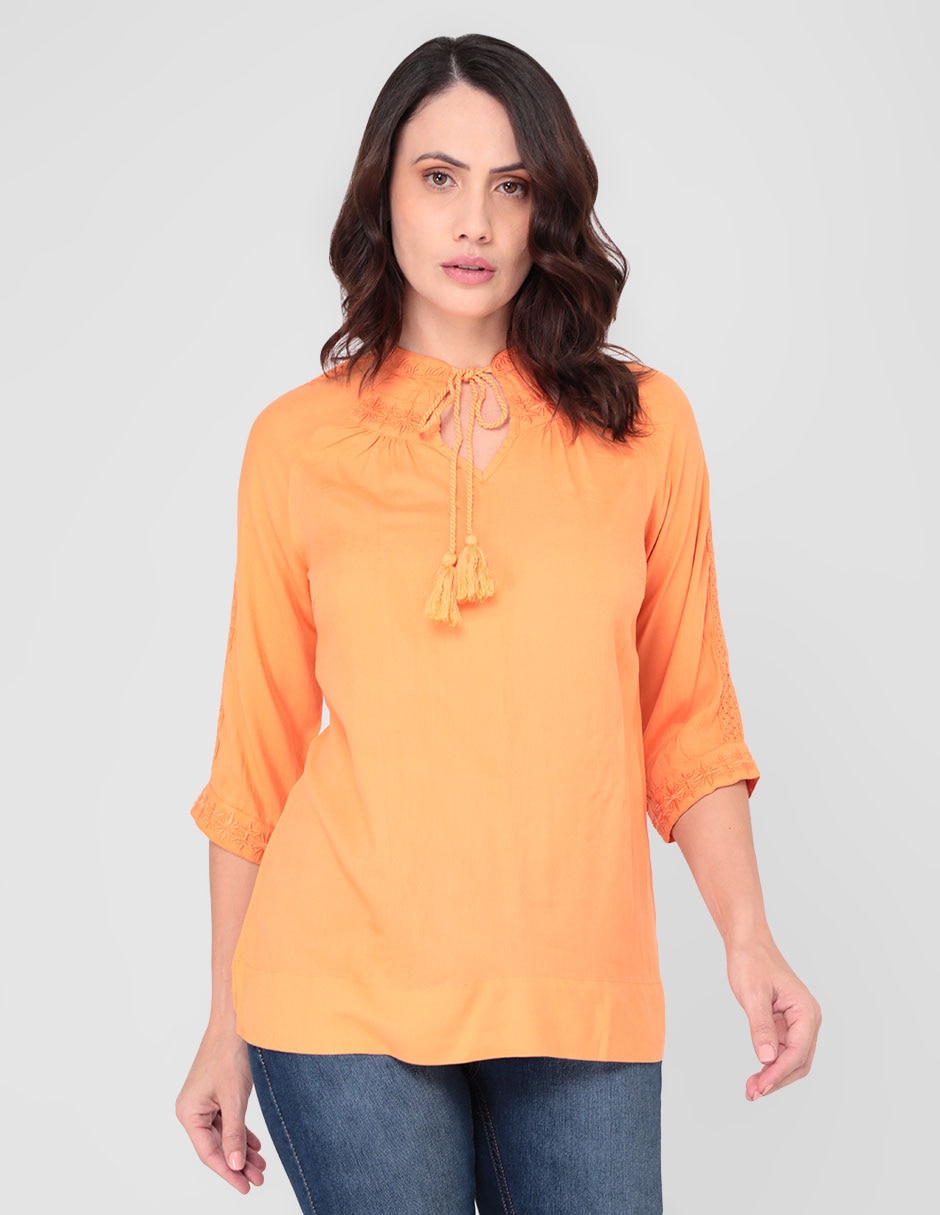 Blusa manga 3/4 para mujer 1