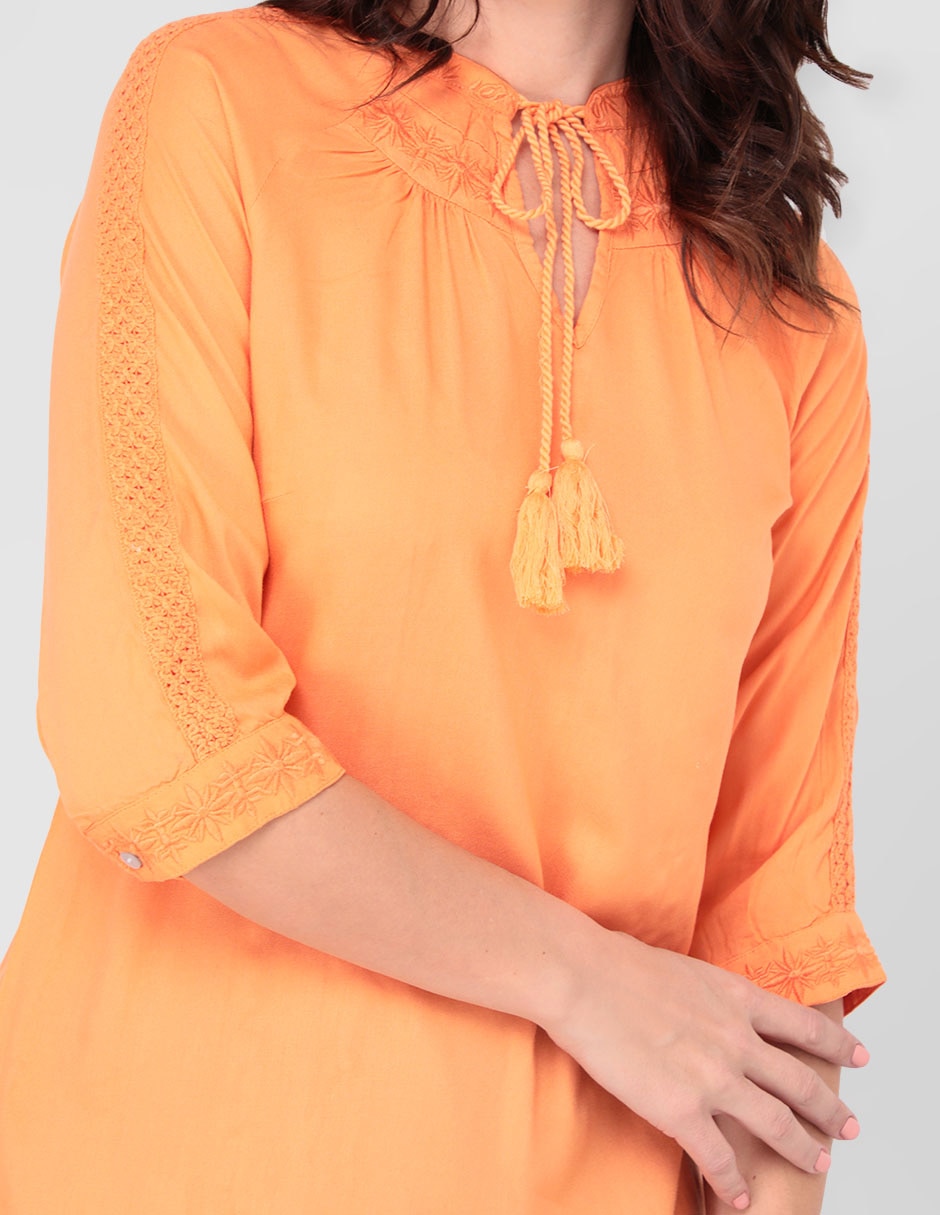 Blusa manga 3/4 para mujer