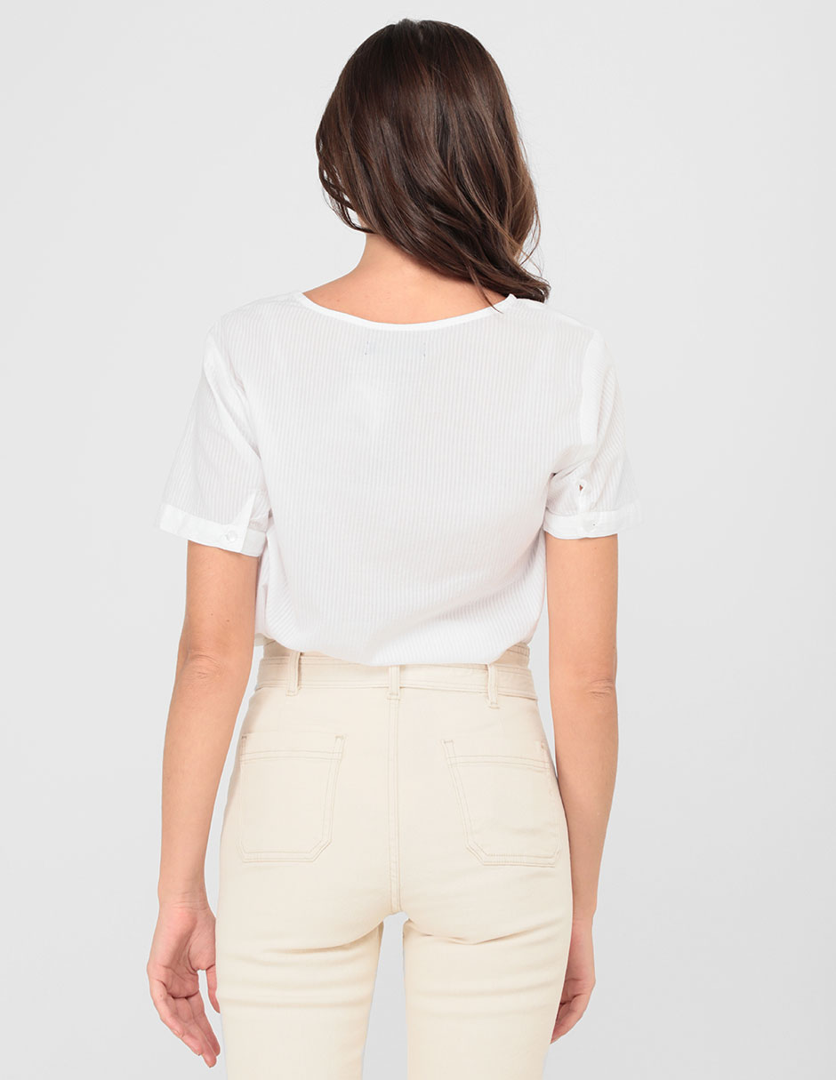 Blusa manga corta para mujer 2