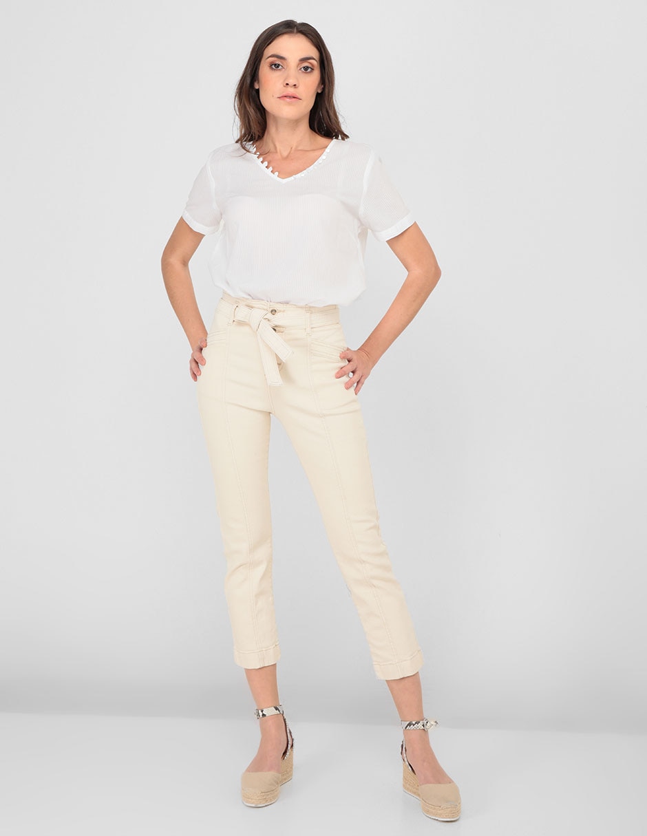 Blusa manga corta para mujer 3