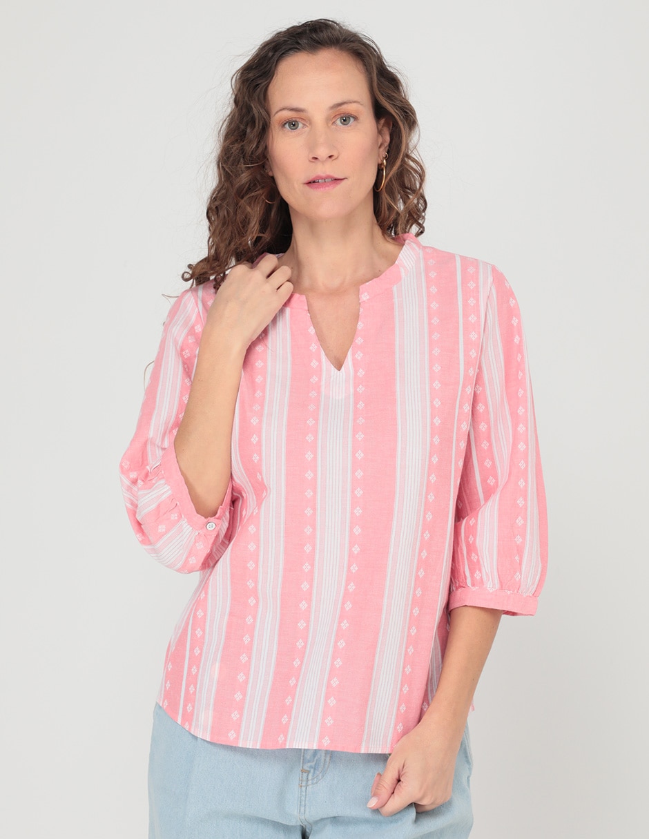 Blusa Weekend manga larga para mujer