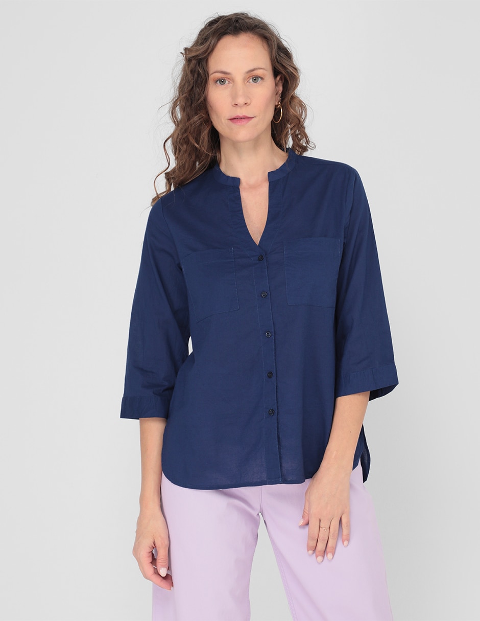 Blusa Weekend manga larga para mujer