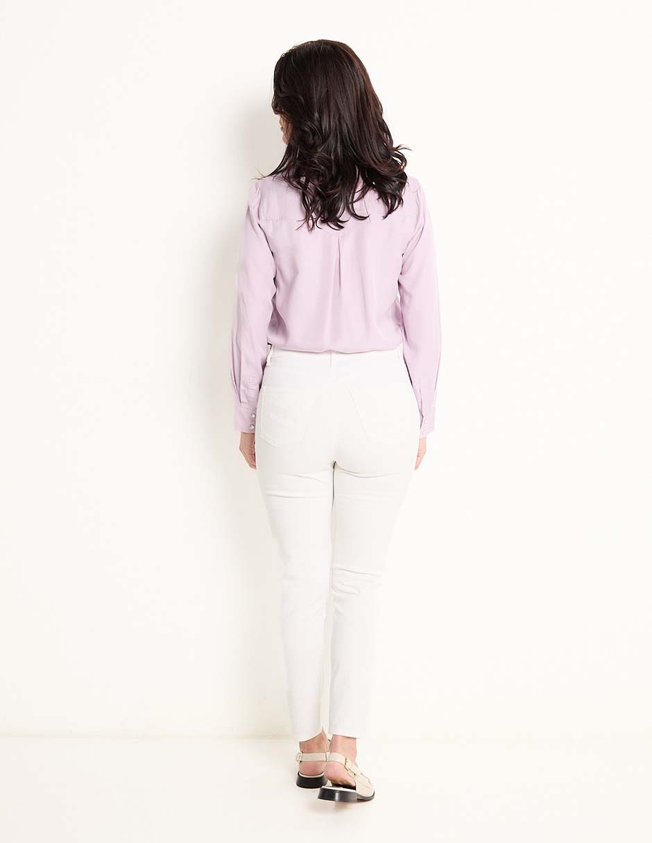 Pantalón chino slim para mujer 2
